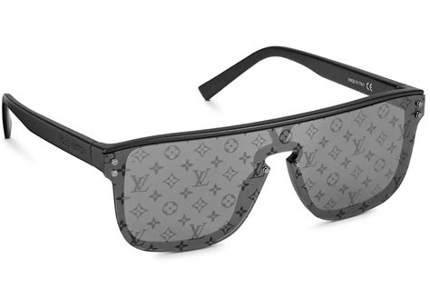 Louis Vuitton Waimea Sunglasses Black Silver .